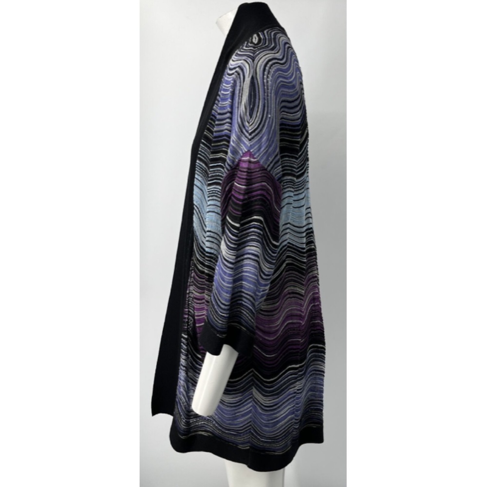 M Missoni Multicolor Abstract Patterned Knit Shor… - image 2